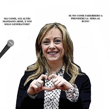 MELONI VOLENTEROSA, NO ARMI UCRAINA, GENERATORI