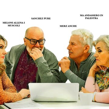 MELONI, SANCHEZ, MERZ, MUSCOLI SCHENGEN, PALESTRA