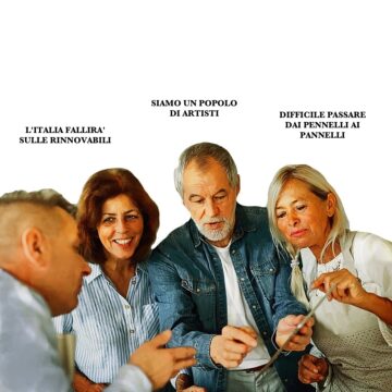 ENERGIE RINNOVABILI, ITALIANI ARTISTI, DA PENNELLI A PANNELLI