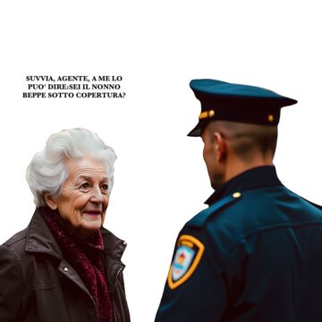 ANZIANA SIGNORA, AGENTE SOTTO COPERTURA, NONNO
