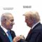 TRUMP, NETANYHAU, IN SELLA, IN BARCA