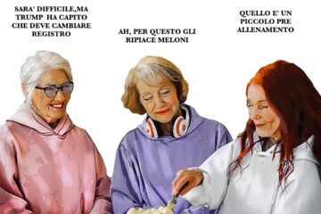 TRUM DEVE CAMBIARE REGISTRI, GLI PIACE DI NUOVO MELONI